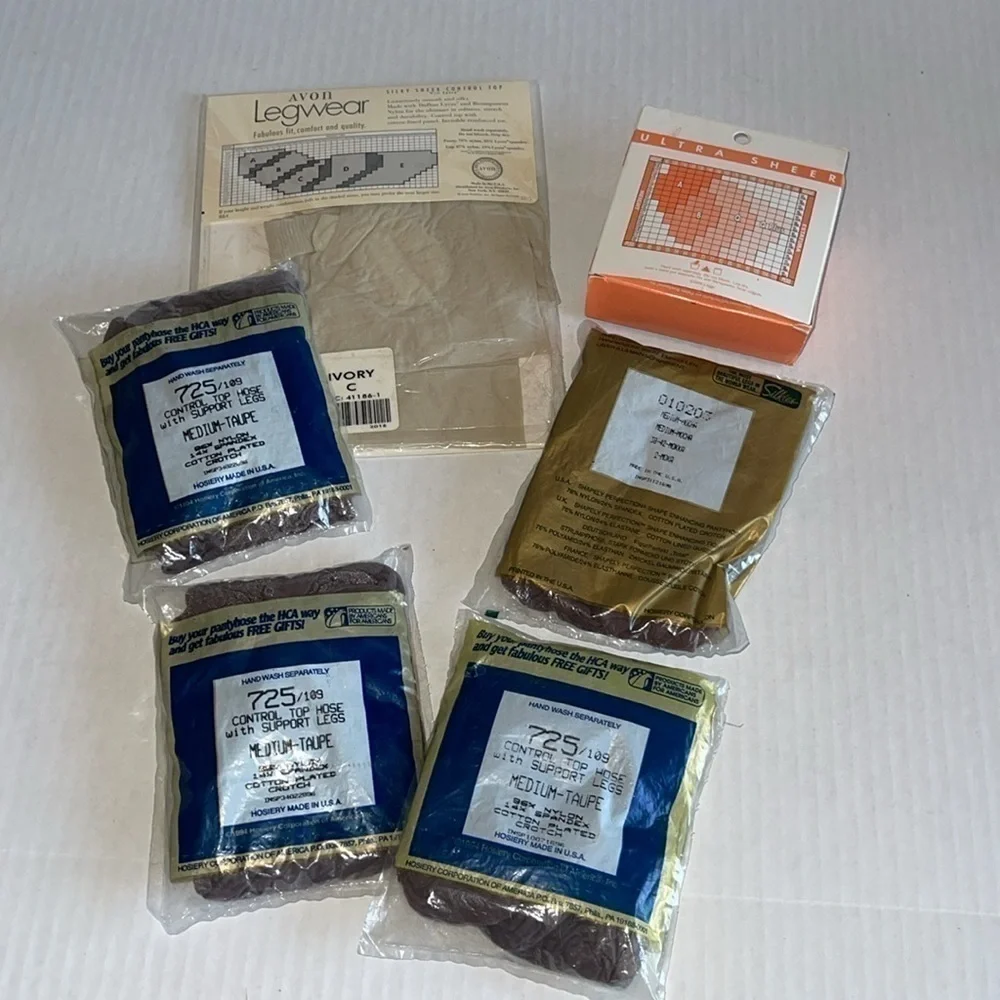 NWT Silkies, L’eggs And Avon Pantyhose Bundle